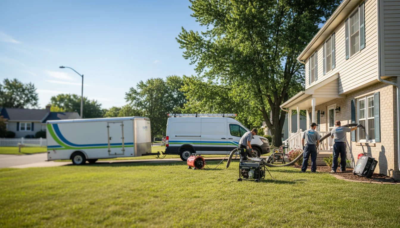 Flooded Basement Restoration And Cleanup With Repair in Pilot Mound, IA near me